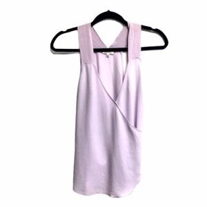 ARITZIA Wilfred Faux Wrap Sleeveless Blouse Lilac Purple XS